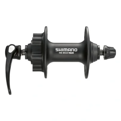 Voornaaf Shimano FH-M525 - 36 gaats 6 bouts remschijfbevestiging - zwart