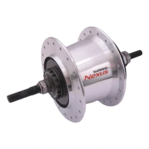 Versnellingsnaaf 7 speed Shimano Nexus 7 SG-C3001 voor rollerbrakes / velgrem 36 gaats - zilver