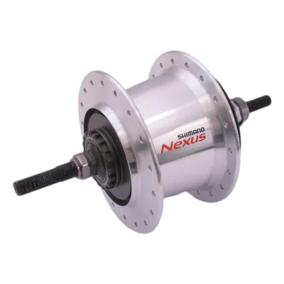 Versnellingsnaaf 7 speed Shimano Nexus 7 SG-C3001 voor rollerbrakes / velgrem 36 gaats - zilver