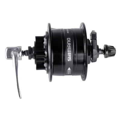 Dynamonaaf 32 gaats Shimano HD-3D32 3 Watt - voor 6-bouts remschijf - snelspanner - zwart