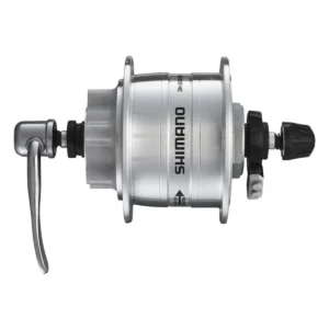 Dynamonaaf 36 gaats Shimano HD-3D32 3 Watt - voor 6 bouts remschijf - snelspanner - zilver
