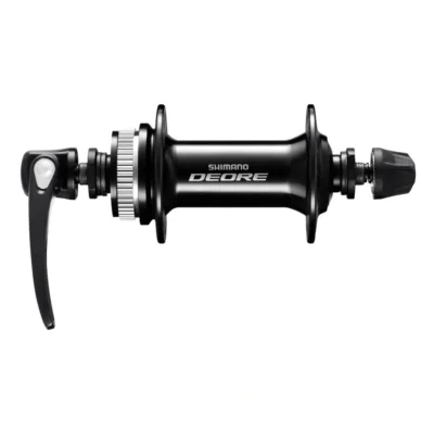 Voornaaf Shimano Deore HB-M6000 - 32 gaats - 100 mm inbouwbreedte - met snelspanner - zwart