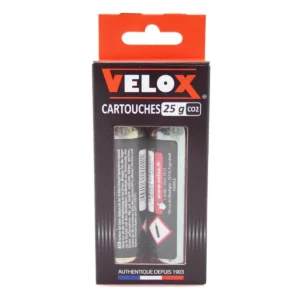 CO2 cartridge Velox met draad 25 gram - 2 stuks in blister
