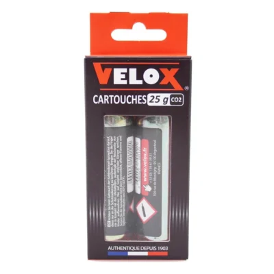 CO2 cartridge Velox met draad 25 gram - 2 stuks in blister