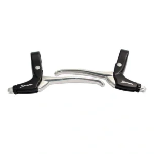 Remgreepset Saccon voor rollerbrake - 4 vingers - zwart / zilver