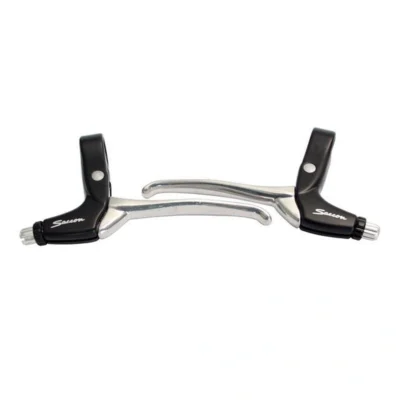 Remgreepset Saccon voor rollerbrake - 4 vingers - zwart / zilver