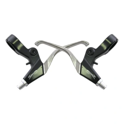 Remgreepset Saccon V-brake - 3 vingers - zwart / zilver