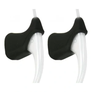 Remgreepcoverset Saccon race - zwart (externe kabel)