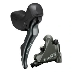 Schijfrem-/schakelset 10 speed Shimano Tiagra ST-4720 / BR-4770 Flat Mount