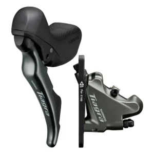 Schijfrem-/schakelset 2 speed Shimano Tiagra ST-4720 / BR-4770 Flat Mount