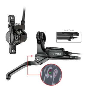 Hydraulische schijfremset Tektro HD-E350 E-bike met remsensor rechts incl. 180 cm leiding