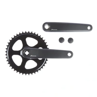 Crankstel Miranda Delta JIS - 44T - 170mm - 3/32" - Zwart