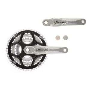 Crankstel Miranda Alfa 3 - 3x8 Speed - 42-32-22T - 170mm - 8mm - Zilver