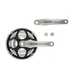 Crankstel Miranda Alfa 3 - 3x8 Speed - 48-38-28T - 170mm - 8mm - Zilver