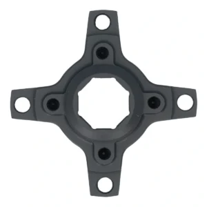 Crank spider Miranda voor Brose Boost motor 4-arm BCD 55/104 mm - aluminium zwart