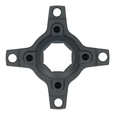 Crank spider Miranda voor Brose Boost motor 4-arm BCD 55/104 mm - aluminium zwart