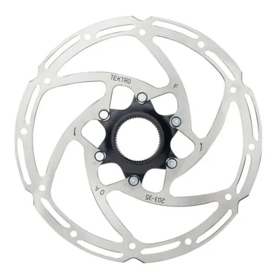 Remschijf Tektro Tr203-35 ø203mm Centerlock - zilver (werkplaatsverpakking)