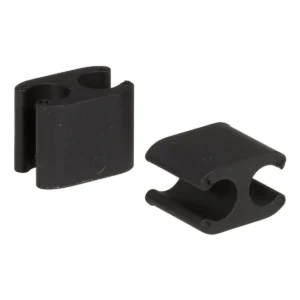 Kabelclips Elvedes Duo PVC voor Shimano Di2 5,0 mm + 2,5 mm - zwart (50 stuks)