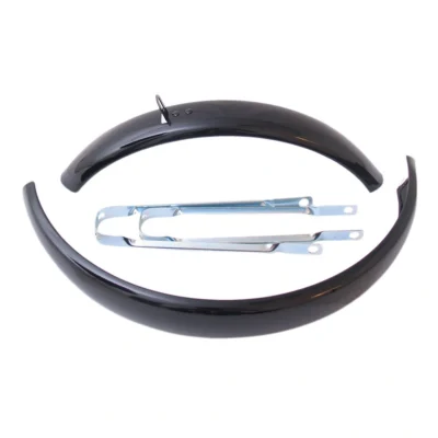 Spatbordset 16" ATB Metaal Zwart