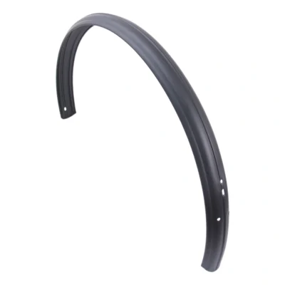 Achterspatbord 28" tour 60 mm breed - mat zwart