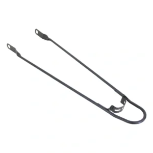 Spatbordstang 28" met bumper - mat zwart