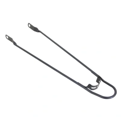 Spatbordstang 28" met bumper - mat zwart