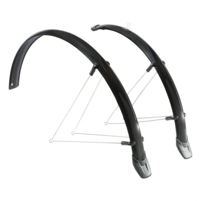 Spatbordset Eurofender Rapido 26" x 51 mm - zwart