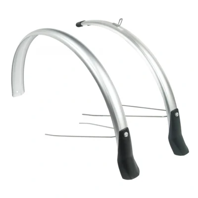 Spatbordset Eurofender Elegance 28" x 46 mm - smoke / titanium