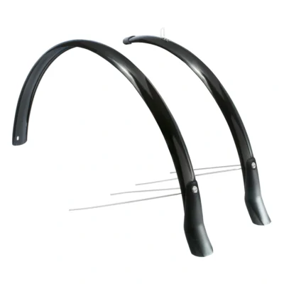 Spatbordset Eurofender Snello 28" x 46 mm - zwart