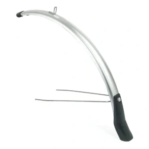 Voorspatbord Eurofender Snello 28" x 51 mm - zilver