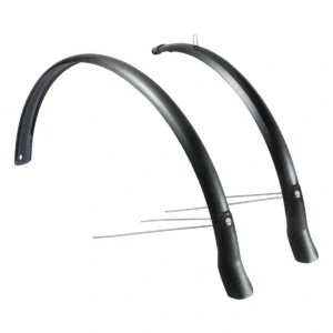 Spatbordset Eurofender Snello 28" x 51 mm - mat zwart