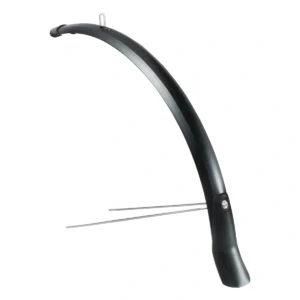 Voorspatbord Eurofender Snello 28" x 51 mm - mat zwart