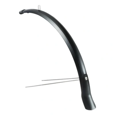 Voorspatbord Eurofender Snello 28" x 46 mm - mat zwart