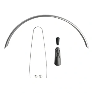 Achterspatbord Eurofender Snello 28" x 46 mm - smoke / titanium