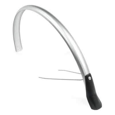 Achterspatbord Eurofender Snello 28" x 46 mm - zilver