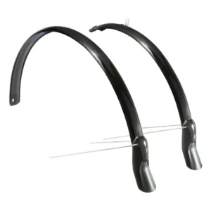 Spatbordset Eurofender Scatto 28" x 51 mm - zwart