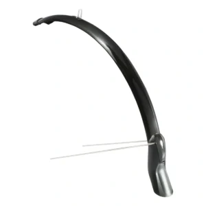 Voorspatbord Eurofender Scatto 28" x 51 mm - zwart