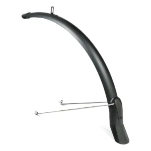 Voorspatbord Eurofender Scatto 28" x 51 mm - mat zwart