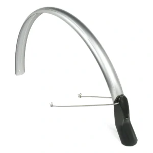 Achterspatbord Eurofender Scatto 28" x 51 mm - zilver