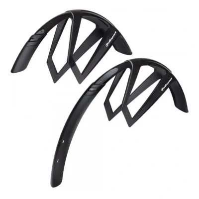 Spatbordset 28" Polisport G-Mud 50mm - zwart