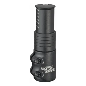 Stuurpen verlenger Ergotec Ahead 3 - 1-1/8" AL6061 T6 - zwart gezandstraald