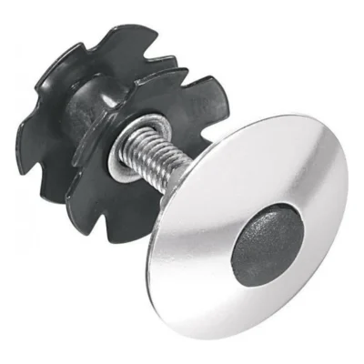 Balhoofdplug Ergotec 1-1/8" - zilver