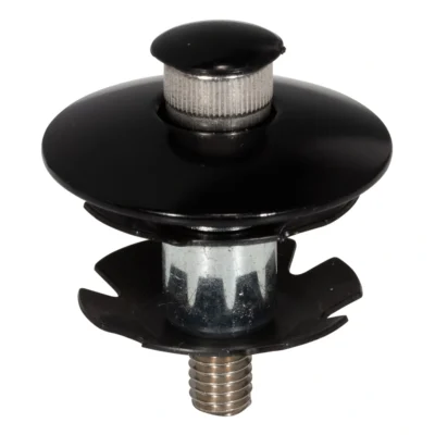 Elvedes balhoofdplug met bolle bovenkant voor 1 1/8" metalen vorkbuis