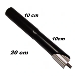 Stuurpenverlenger Kalloy 22,2/210 mm - zwart