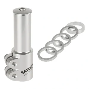 Stuurpenverlenger Satori 1-1/8" - zilver