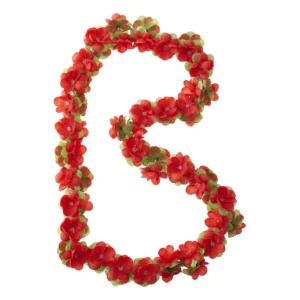 Bloemenguirlande Basil Garland - rood