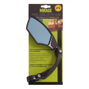 Spiegel links Mirage met licht dimmend glas - multi-verstelbaar voor speed-pedelec (op kaart)