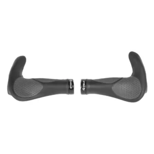 Handvatset M-Wave Ergogel D3 Bar met gelvulling en klem - zwart/grijs