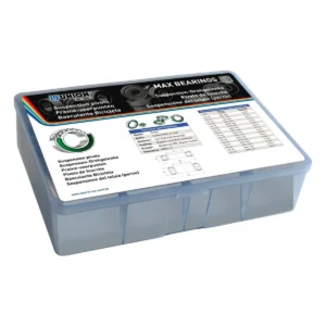 Assortimentsdoos met MAX kogellagers Marwi voor frame-veerpunten