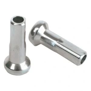 Spaaknippel Sapim velg 13 voor spaak 14 - zilver (100 stuks)